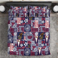 Manuia le Kerisimasi American Samoa Bedding Set Pacific Patchwork Xmas Vibes - Polynesian Pride