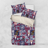 Manuia le Kerisimasi American Samoa Bedding Set Pacific Patchwork Xmas Vibes - Polynesian Pride