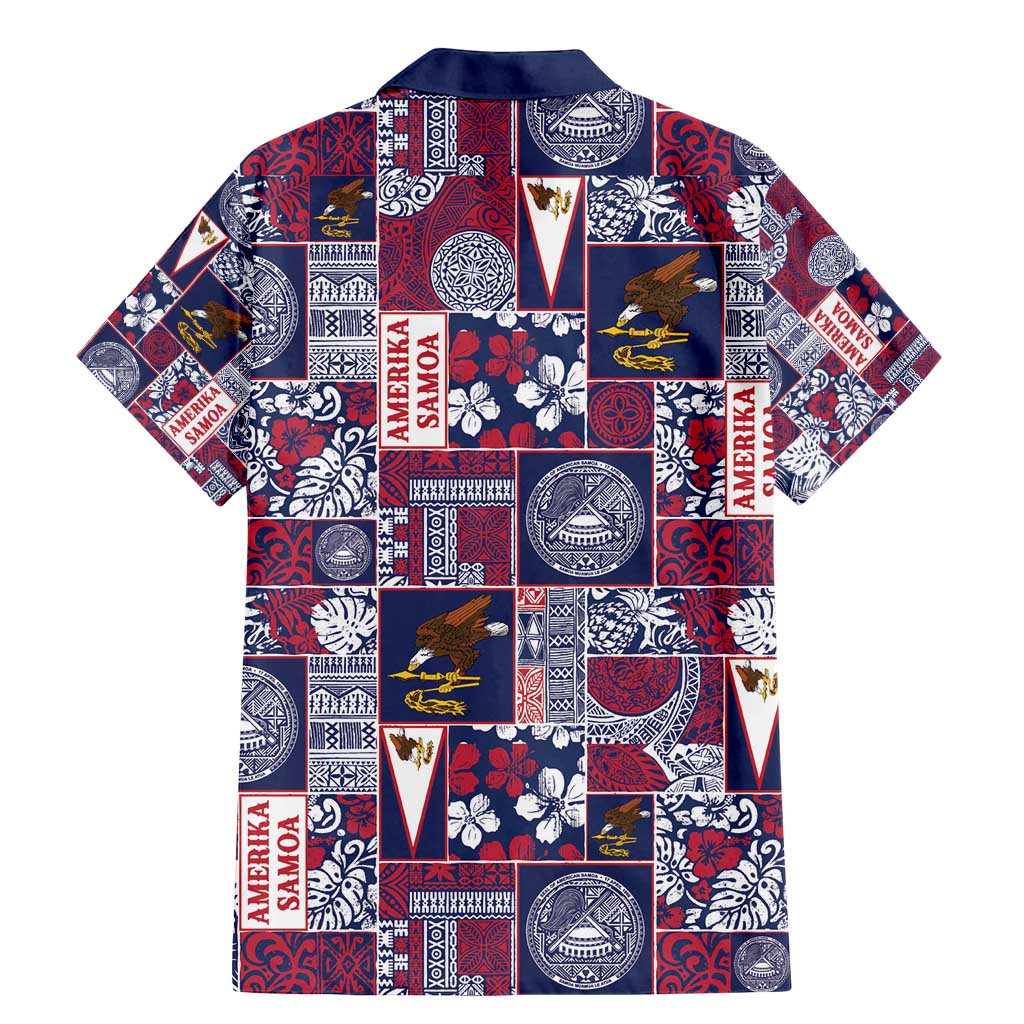 Manuia le Kerisimasi American Samoa Family Matching Mermaid Dress and Hawaiian Shirt Pacific Patchwork Xmas Vibes - Polynesian Pride