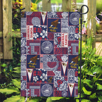 Manuia le Kerisimasi American Samoa Garden Flag Pacific Patchwork Xmas Vibes - Polynesian Pride