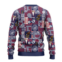 Manuia le Kerisimasi American Samoa Ugly Christmas Sweater Pacific Patchwork Xmas Vibes - Polynesian Pride