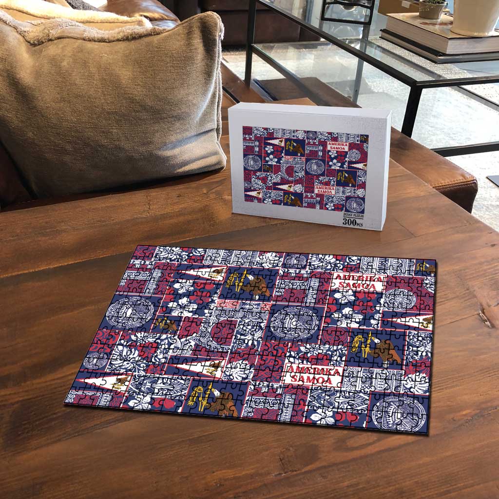 Manuia le Kerisimasi American Samoa Puzzle Pacific Patchwork Xmas Vibes - Polynesian Pride