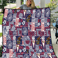 Manuia le Kerisimasi American Samoa Quilt Pacific Patchwork Xmas Vibes - Polynesian Pride