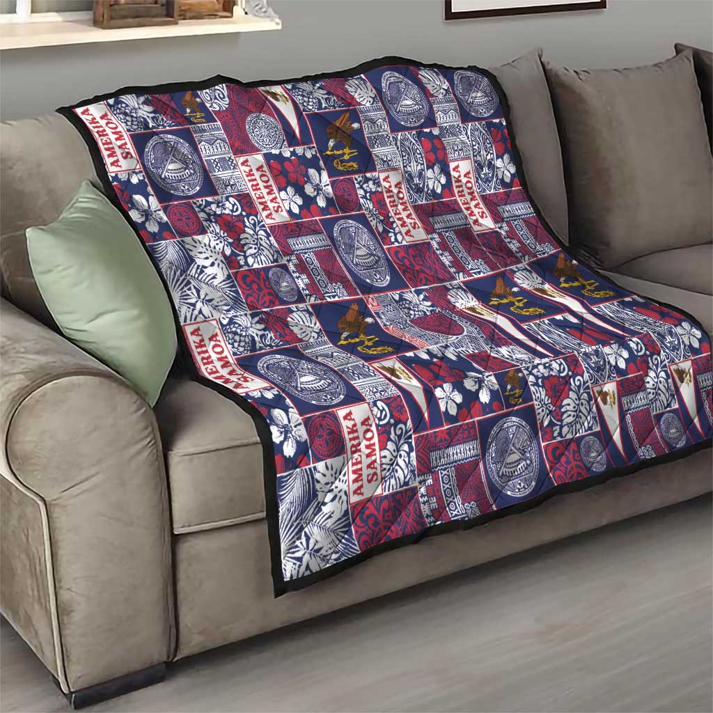 Manuia le Kerisimasi American Samoa Quilt Pacific Patchwork Xmas Vibes - Polynesian Pride