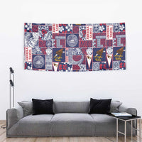 Manuia le Kerisimasi American Samoa Tapestry Pacific Patchwork Xmas Vibes - Polynesian Pride