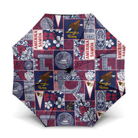 Manuia le Kerisimasi American Samoa Umbrella Pacific Patchwork Xmas Vibes - Polynesian Pride