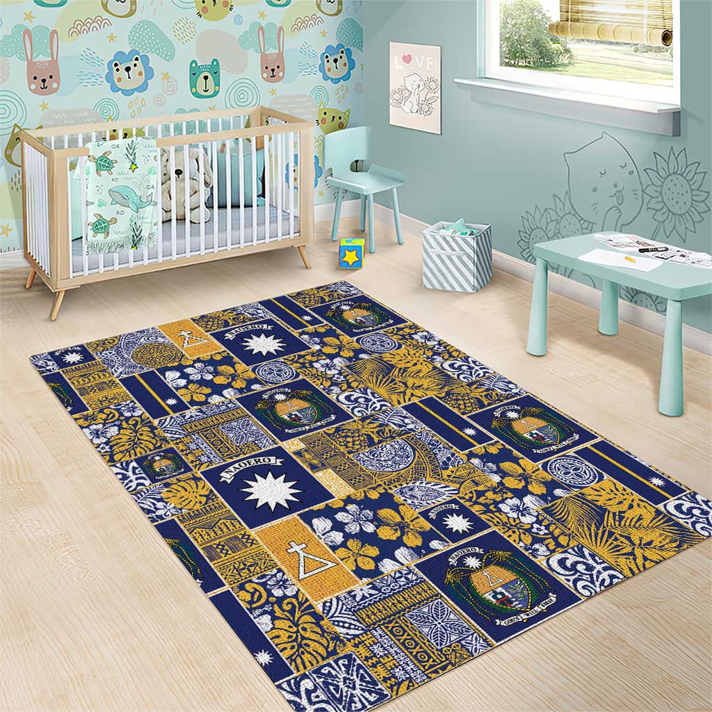 Ekamawir omo Nauru Area Rug Pacific Patchwork Xmas Vibes - Polynesian Pride