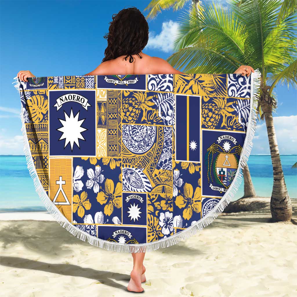 Ekamawir omo Nauru Beach Blanket Pacific Patchwork Xmas Vibes - Polynesian Pride