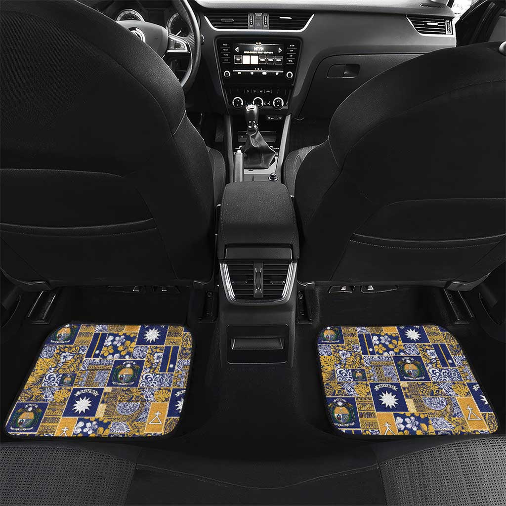 Ekamawir omo Nauru Car Mats Pacific Patchwork Xmas Vibes - Polynesian Pride