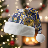 Ekamawir omo Nauru Christmas Santa Hat Pacific Patchwork Xmas Vibes - Polynesian Pride