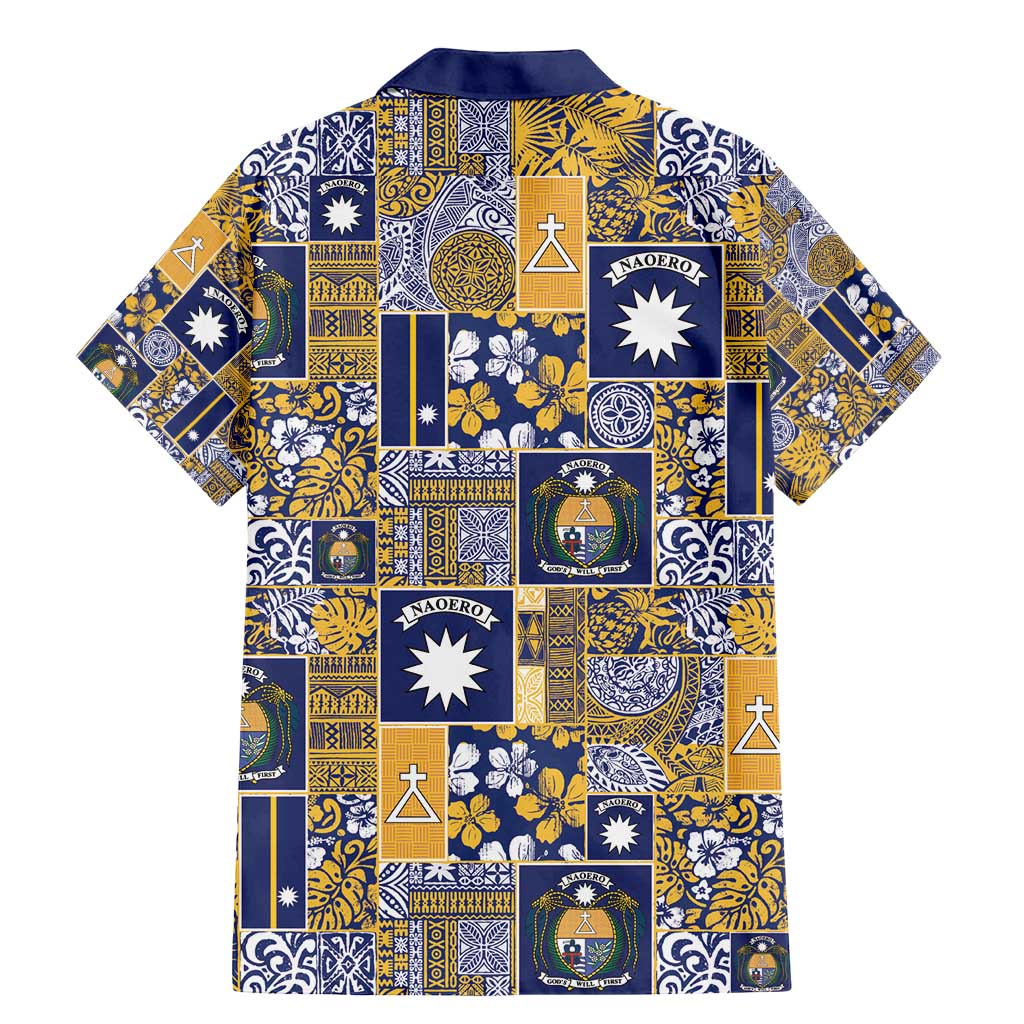 Ekamawir omo Nauru Family Matching Mermaid Dress and Hawaiian Shirt Pacific Patchwork Xmas Vibes - Polynesian Pride