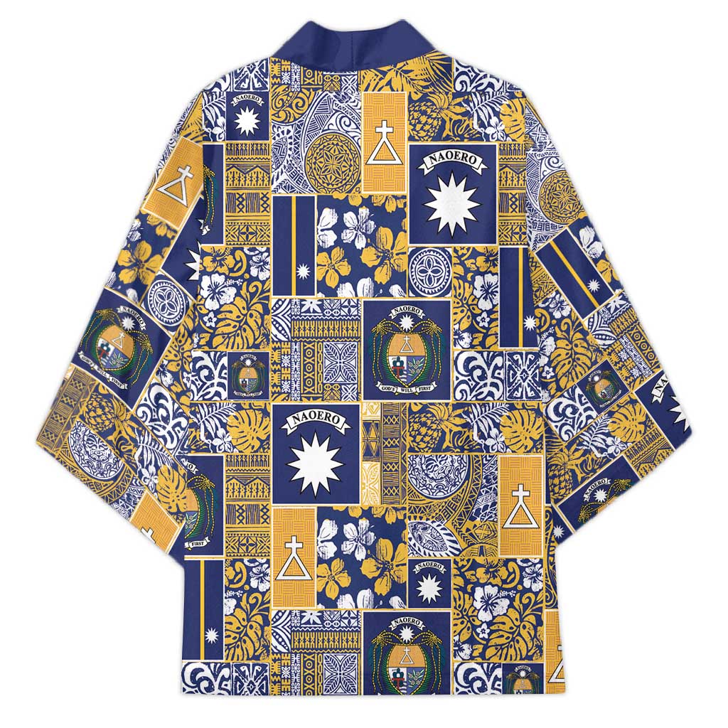Ekamawir omo Nauru Kimono Pacific Patchwork Xmas Vibes - Polynesian Pride