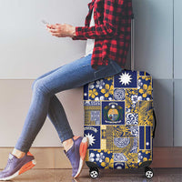 Ekamawir omo Nauru Luggage Cover Pacific Patchwork Xmas Vibes - Polynesian Pride