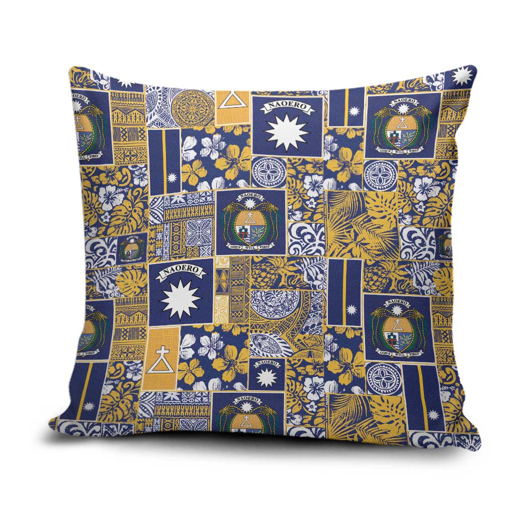 Ekamawir omo Nauru Pillow Cover Pacific Patchwork Xmas Vibes - Polynesian Pride