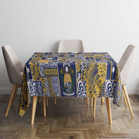 Ekamawir omo Nauru Tablecloth Pacific Patchwork Xmas Vibes - Polynesian Pride