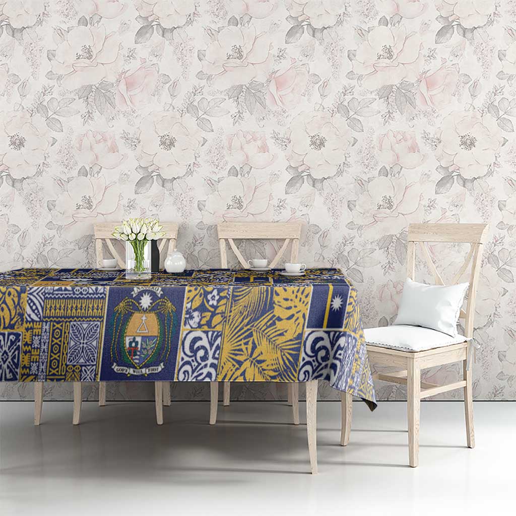 Ekamawir omo Nauru Tablecloth Pacific Patchwork Xmas Vibes - Polynesian Pride