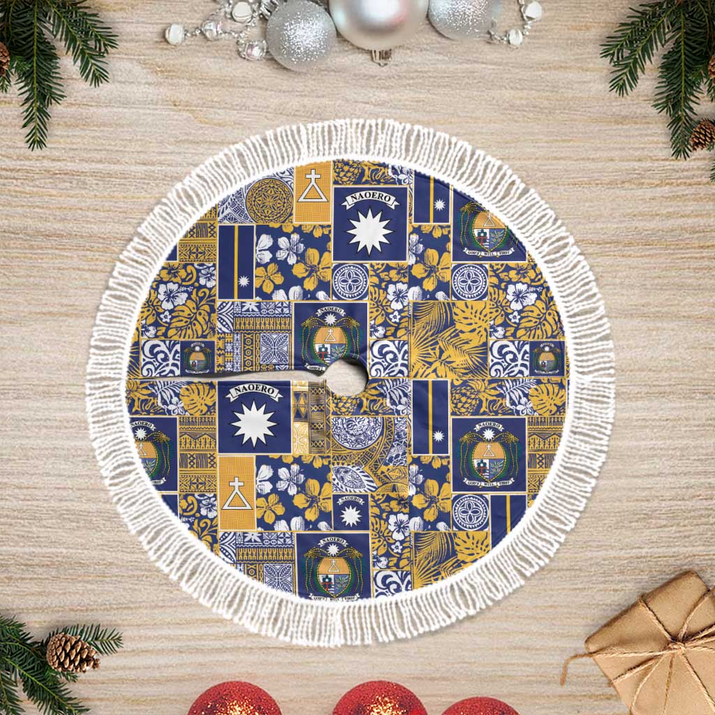 Ekamawir omo Nauru Tree Skirt Pacific Patchwork Xmas Vibes - Polynesian Pride