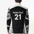 New Zealand Black Fern Custom Blazer Maori Tukutuku Black-white Motif - Polynesian Pride