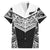 New Zealand Black Fern Custom Hawaiian Shirt Maori Tukutuku Black-white Motif