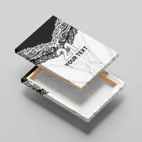 New Zealand Koru Fern Custom Canvas Wall Art Simple Taniko Motif