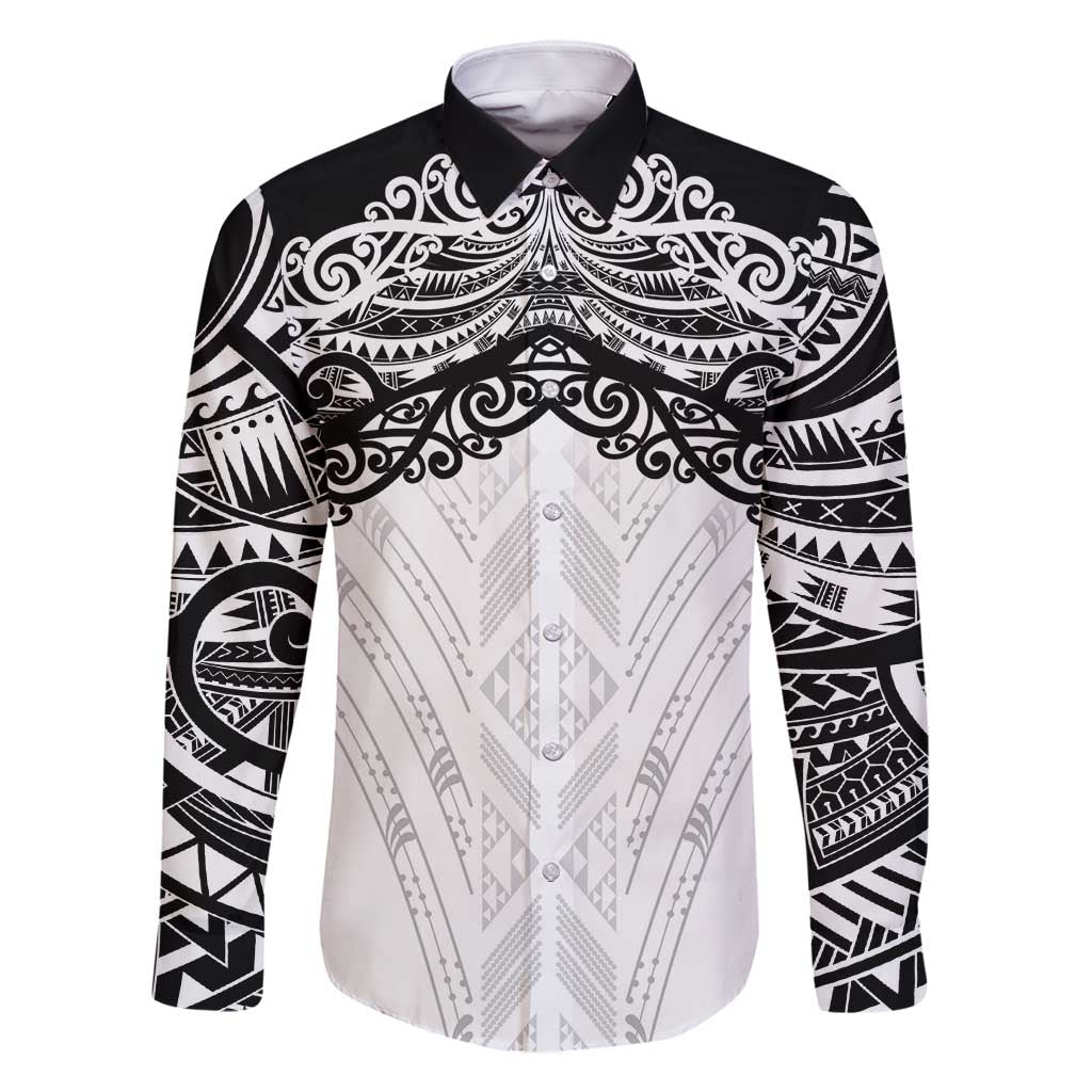 New Zealand Koru Fern Custom Family Matching Long Sleeve Bodycon Dress and Hawaiian Shirt Simple Taniko Motif