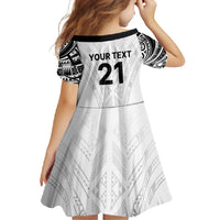 New Zealand Koru Fern Custom Family Matching Mermaid Dress and Hawaiian Shirt Simple Taniko Motif