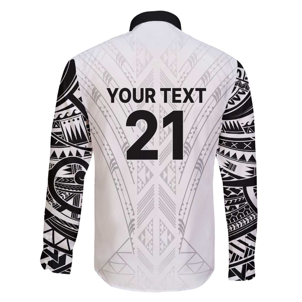 New Zealand Koru Fern Custom Family Matching Off Shoulder Short Dress and Hawaiian Shirt Simple Taniko Motif