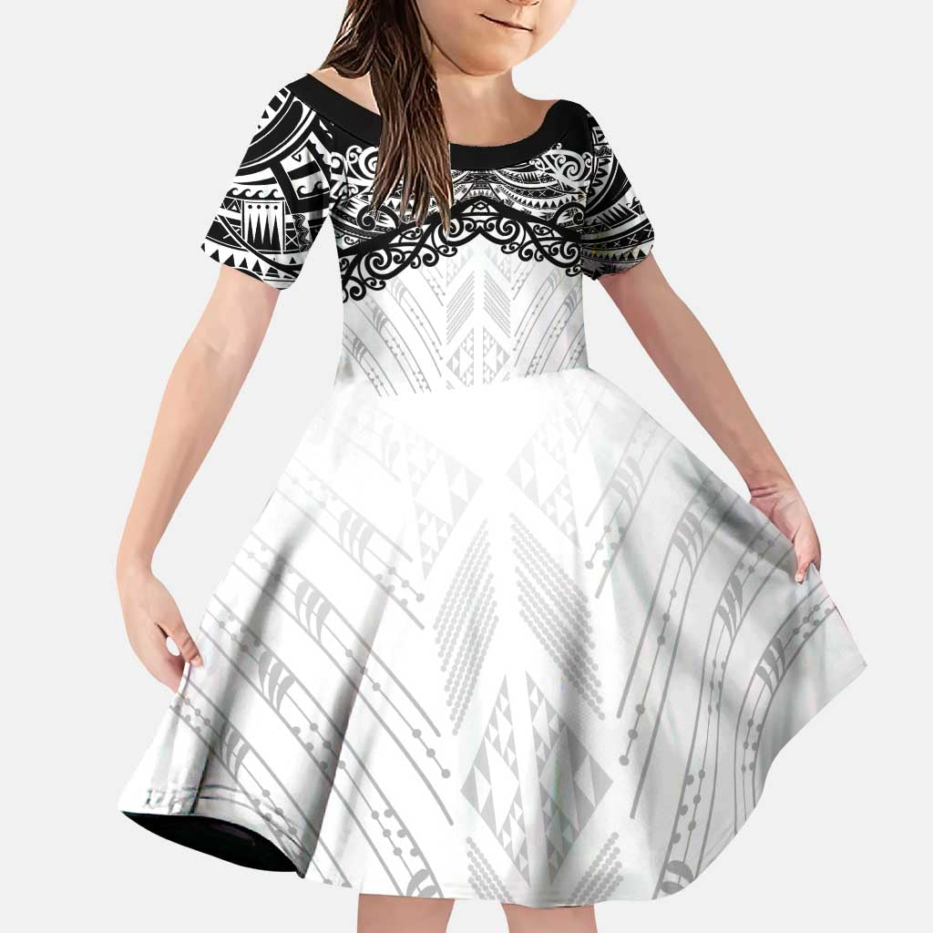 New Zealand Koru Fern Custom Family Matching Puletasi and Hawaiian Shirt Simple Taniko Motif