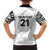 New Zealand Koru Fern Custom Kid Hawaiian Shirt Simple Taniko Motif