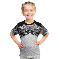 New Zealand Koru Fern Custom Kid T Shirt Simple Taniko Motif