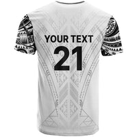 New Zealand Koru Fern Custom T Shirt Simple Taniko Motif