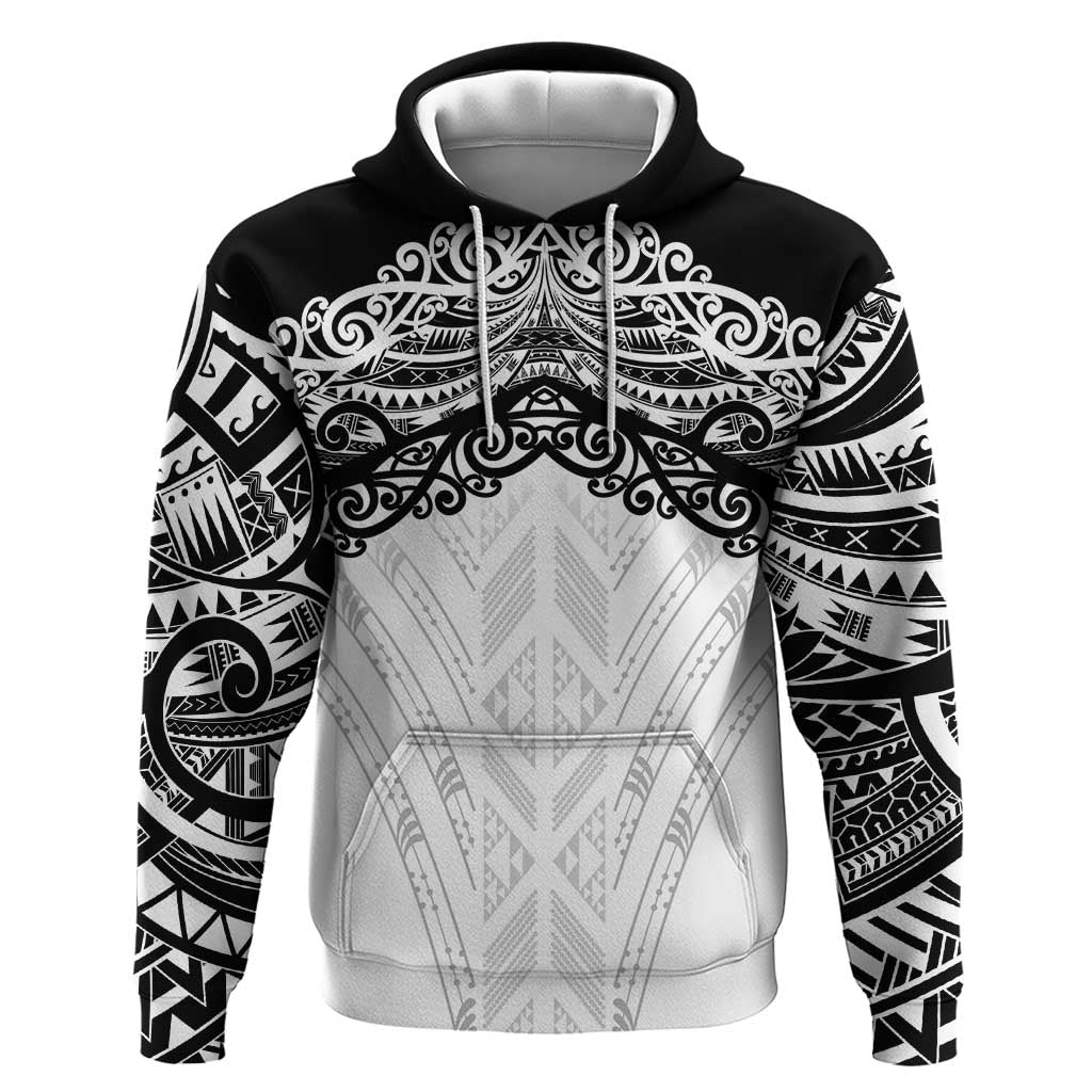 New Zealand Koru Fern Custom Zip Hoodie Simple Taniko Motif