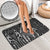 New Zealand Maori Taniko Bathroom Set Black Kowhaiwhai Puhoro - Polynesian Pride