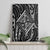 New Zealand Maori Taniko Canvas Wall Art Black Kowhaiwhai Puhoro