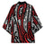 New Zealand Maori Taniko Kimono Red Kowhaiwhai Puhoro - Polynesian Pride