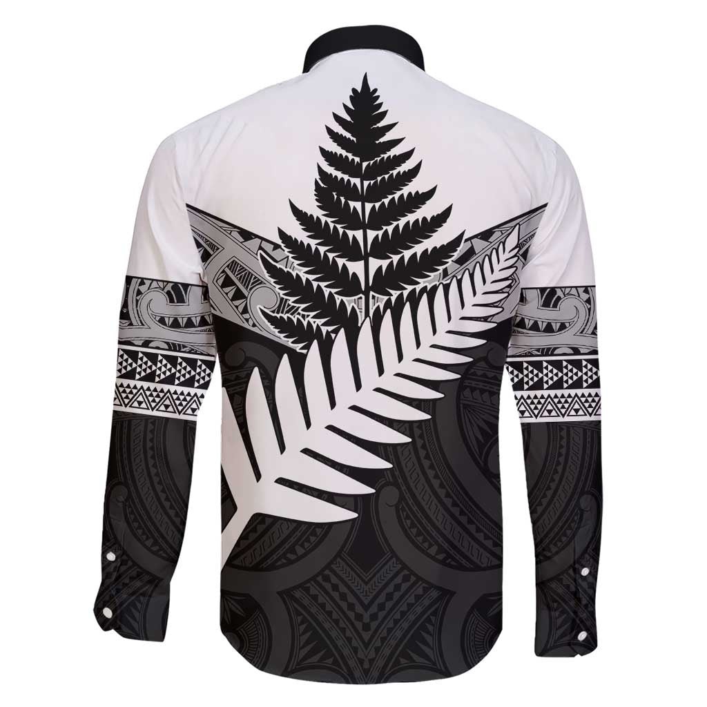 New Zealand Silver Fern Family Matching Short Sleeve Bodycon Dress and Hawaiian Shirt Maori Koru Mixed Taniko Pattern