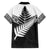 New Zealand Silver Fern Hawaiian Shirt Maori Koru Mixed Taniko Pattern