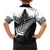New Zealand Silver Fern Hawaiian Shirt Maori Koru Mixed Taniko Pattern