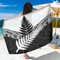 New Zealand Silver Fern Sarong Maori Koru Mixed Taniko Pattern