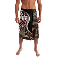 Samoa Siapo Tribal Pattern Lavalava Brown Polynesian Plumeria Tapa Motif LT9 Brown - Polynesian Pride
