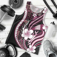 Samoa Siapo Tribal Pattern Men Tank Top Violet Polynesian Plumeria Tapa Motif LT9 - Polynesian Pride