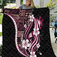 Samoa Siapo Tribal Pattern Quilt Violet Polynesian Plumeria Tapa Motif LT9 Violet - Polynesian Pride