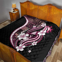 Samoa Siapo Tribal Pattern Quilt Violet Polynesian Plumeria Tapa Motif LT9 - Polynesian Pride