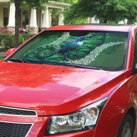 Tui Bird Koru Silver Fern Aotearoa Auto Sun Shade LT9 - Polynesian Pride