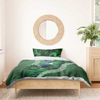Tui Bird Koru Silver Fern Aotearoa Bedding Set LT9 - Polynesian Pride