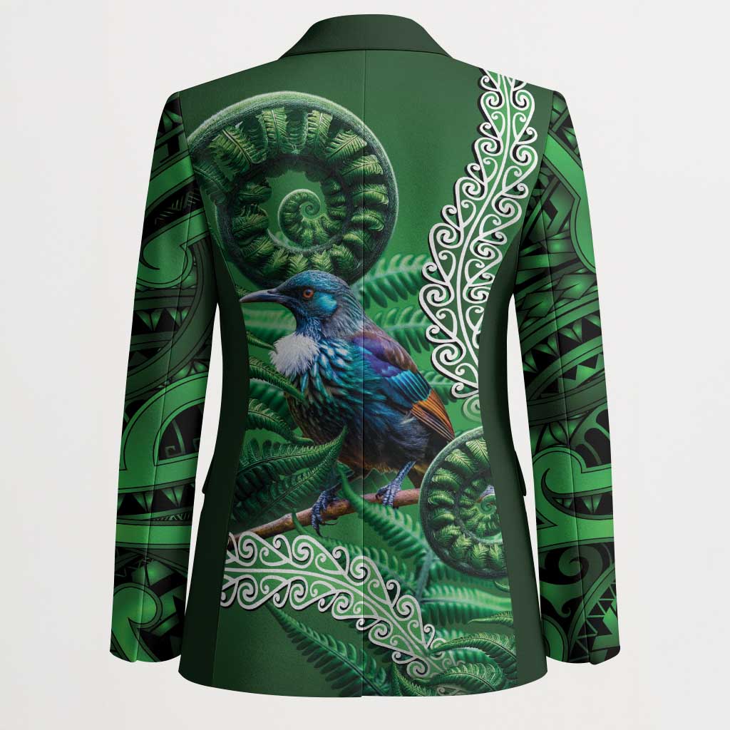 Tui Bird Koru Silver Fern Aotearoa Blazer LT9 - Polynesian Pride