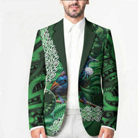 Tui Bird Koru Silver Fern Aotearoa Blazer LT9 - Polynesian Pride