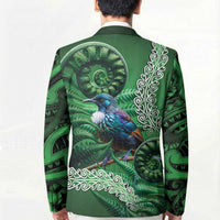 Tui Bird Koru Silver Fern Aotearoa Blazer LT9 - Polynesian Pride