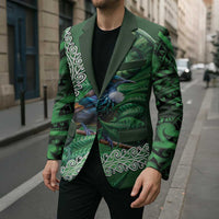 Tui Bird Koru Silver Fern Aotearoa Blazer LT9 - Polynesian Pride