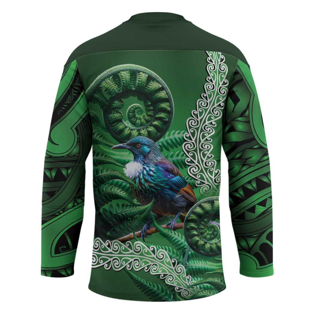 Tui Bird Koru Silver Fern Aotearoa Hockey Jersey LT9 - Polynesian Pride